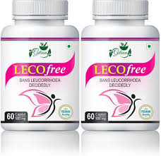 Gileon LikofreeFor Female White water Discharge(likoria)solution 100% Natural(120  Capsules)