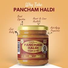 Vaidban Pancham Haldi | Organic Haldi Powder (Kali Haldi, Selam Haldi, Daru Haldi, Amba Haldi)- Immunity Booster, - Image 2